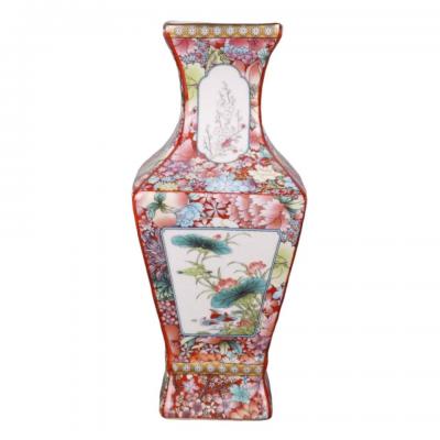 BÌNH TỨ GIÁC HỌA TIẾT TỨ QUÝ